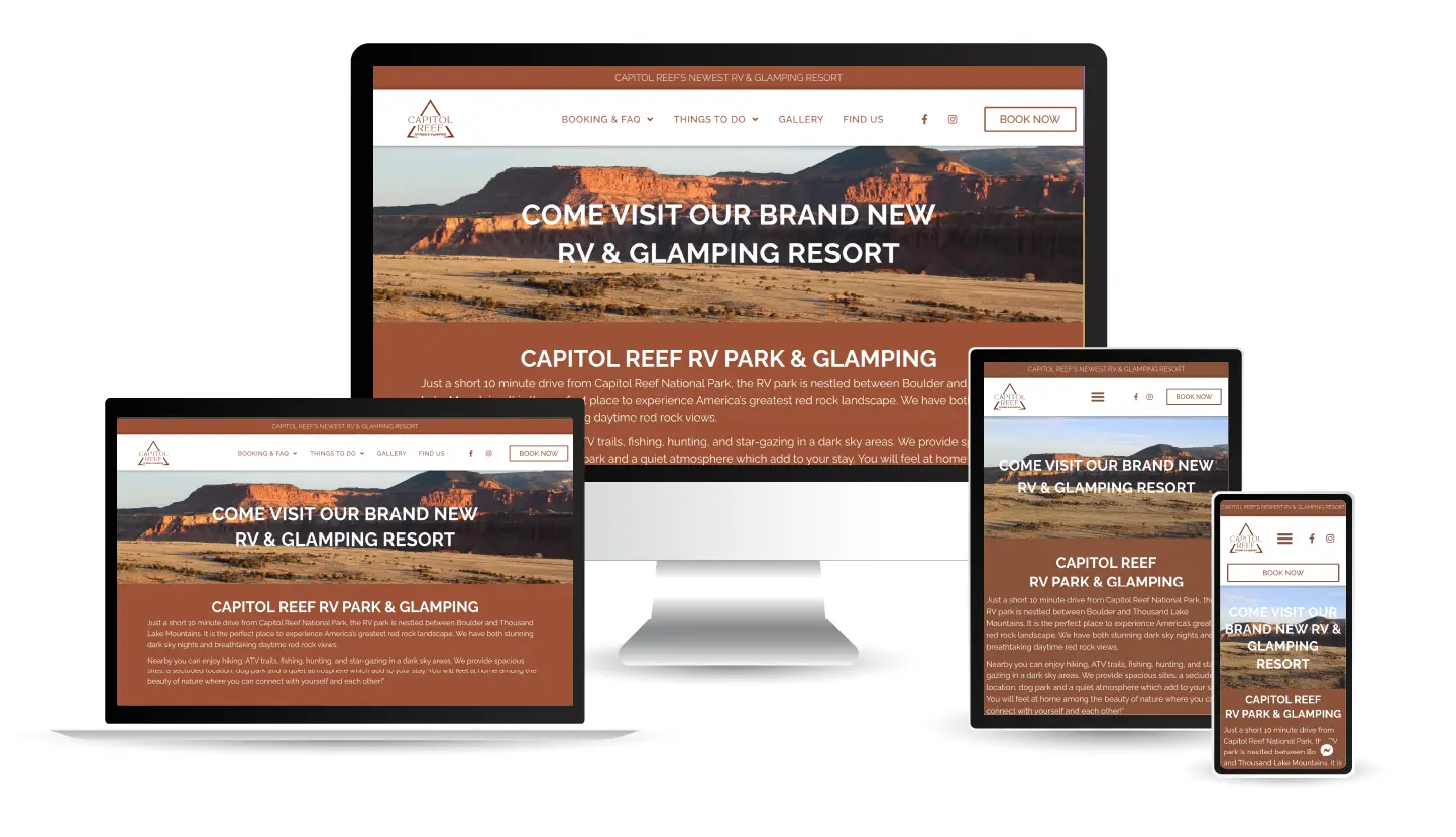 campground booking website_mockup_wordpress